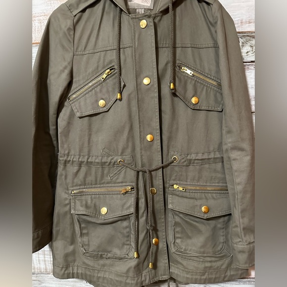EUC olive green jacket - Picture 3 of 7